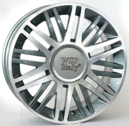 6x15 4x98 ET40 Wsp Cilento W315 ( Replika Lancia ) Anthracite Polished