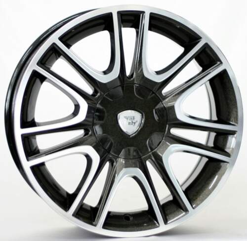 6.5x16 4x98 ET40 Wsp Riga W317 ( Replika Lancia ) Diamond Black Polished