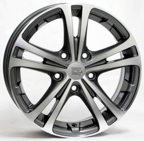 7x17 5x114.3 ET47 Wsp Danubio W3502 ( Replika Skoda ) Anthracite Polished