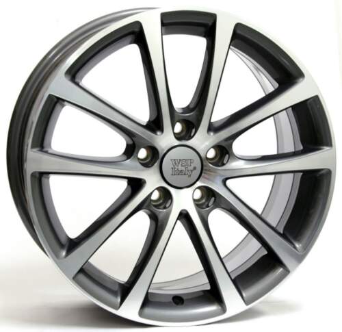 8x18 5x112 ET45 Wsp Riace W454 ( Replika Volkswagen ) Anthracite Polished