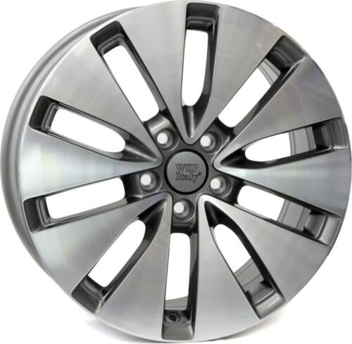 7x17 5x112 ET49 Wsp Ermes W461 ( Replika Volkswagen ) Anthracite Polished