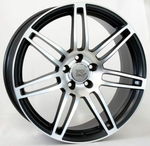 7.5x17 5x112 ET28 Wsp Cosma2 W557 ( Replika Audi ) Black Polished