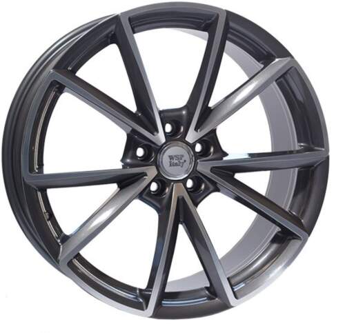 8x19 5x112 ET26 Wsp Aiace W569 ( Replika Audi ) Anthracite Polished