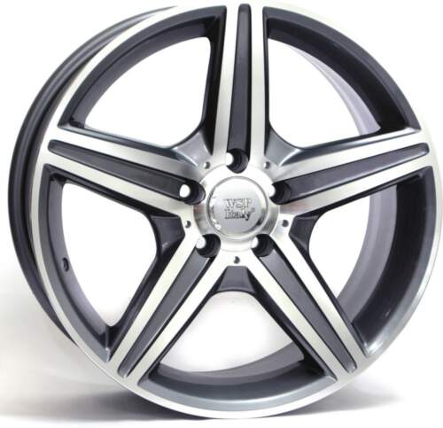 8.5x18 5x112 ET54 Wsp Capri W758 ( Replika Mercedes ) Anthracite Polished