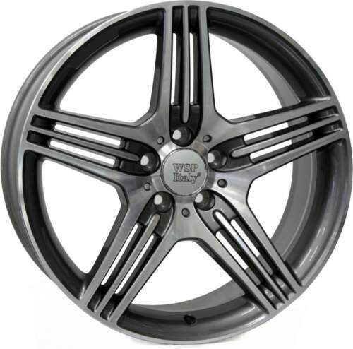 8x17 5x112 ET35 Wsp Stromboli W768 ( Replika Mercedes ) Anthracite Polished